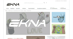 Desktop Screenshot of ekna-shop.de